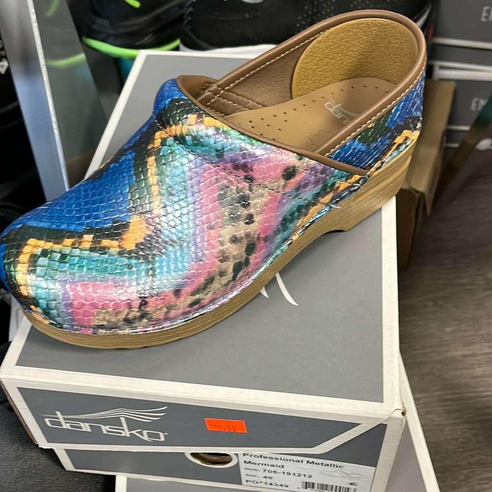 New with box dansko professional metallic mermaid